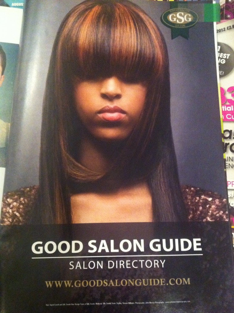 Afro hair highlights in Hair magazine Feb issue