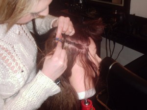 Silk Trends Hair Braiding Course - Adding weave extensions - Before