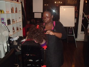 Academy Course - Natural Hair Blow Dry by Student