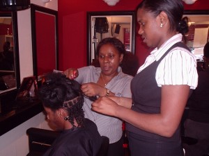 Academy Course - Natural Twist Style by Students - before