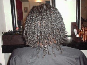 Academy Course - Natural Twist Style by Student - after (back view)