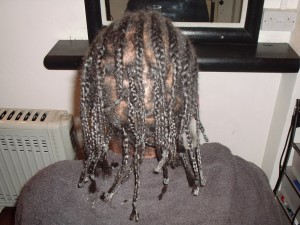 Academy Course - Front Cornrow/Single Braid with Extension by Student - after
