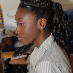 Natural Hair Creative Style